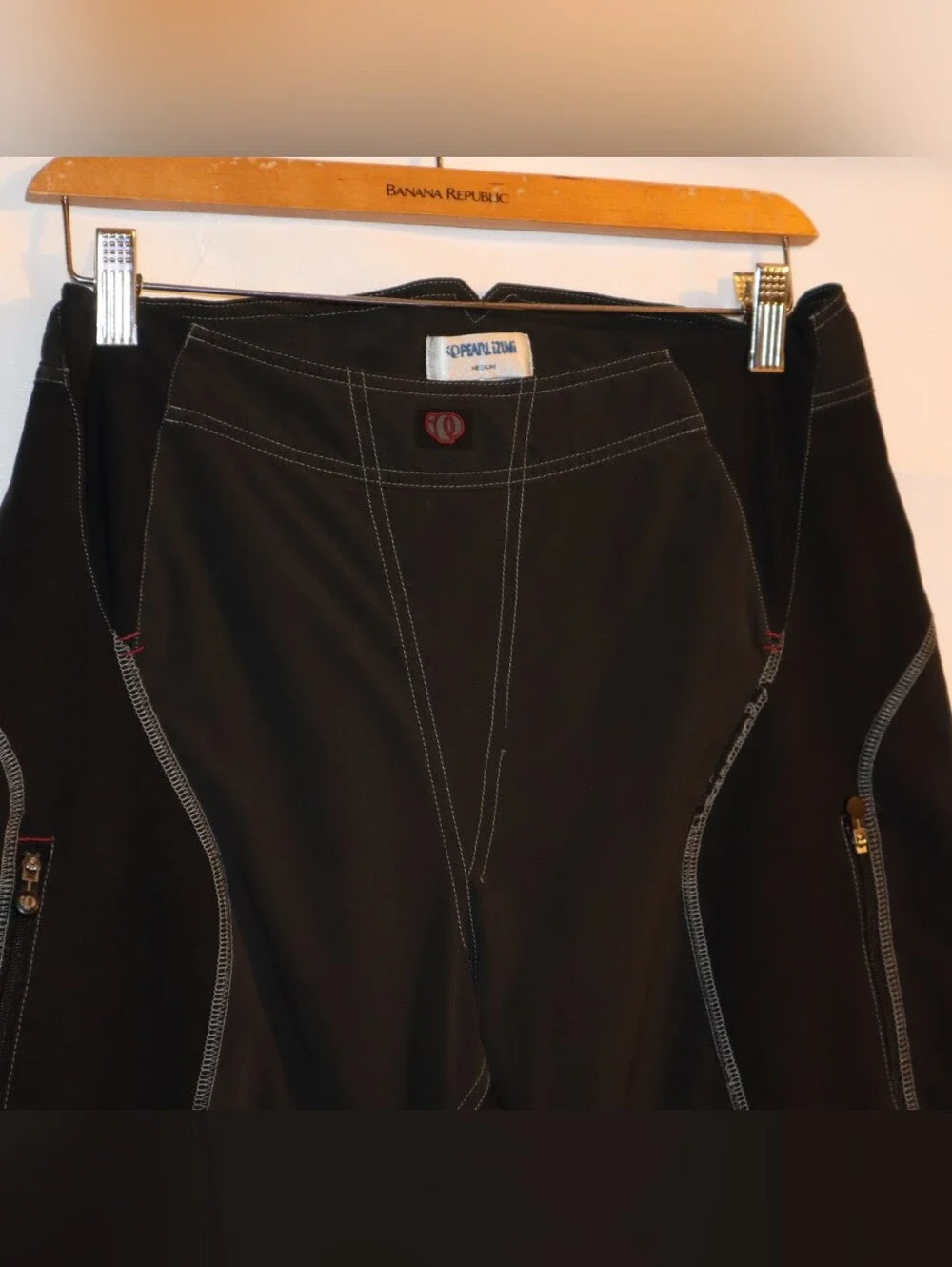 Pearl Izumi Shorts Cycling Mountain Bike Mens M  Non-Padded Black Grey‎ Nylon